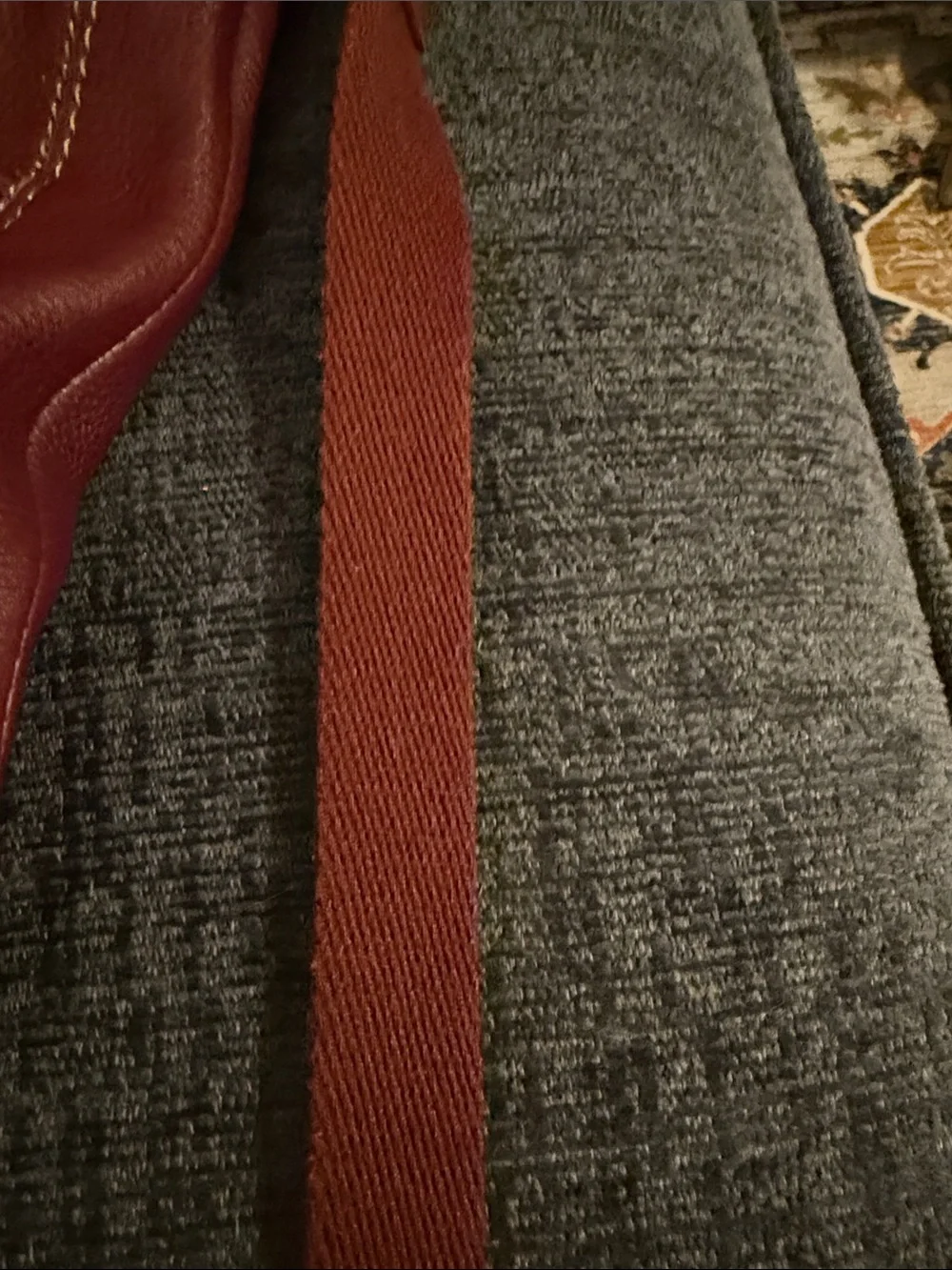 The Sak Leather Crossbody Bag in Burgundy